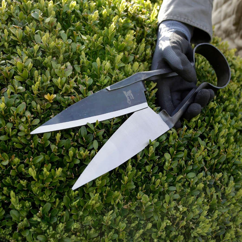 BERGER Commercial Grade Topiary Shear, Sheep Shear, 6.1" Self-Sharpening Scissor Blades, Round Spring, 2712 33x7x3.5 cm