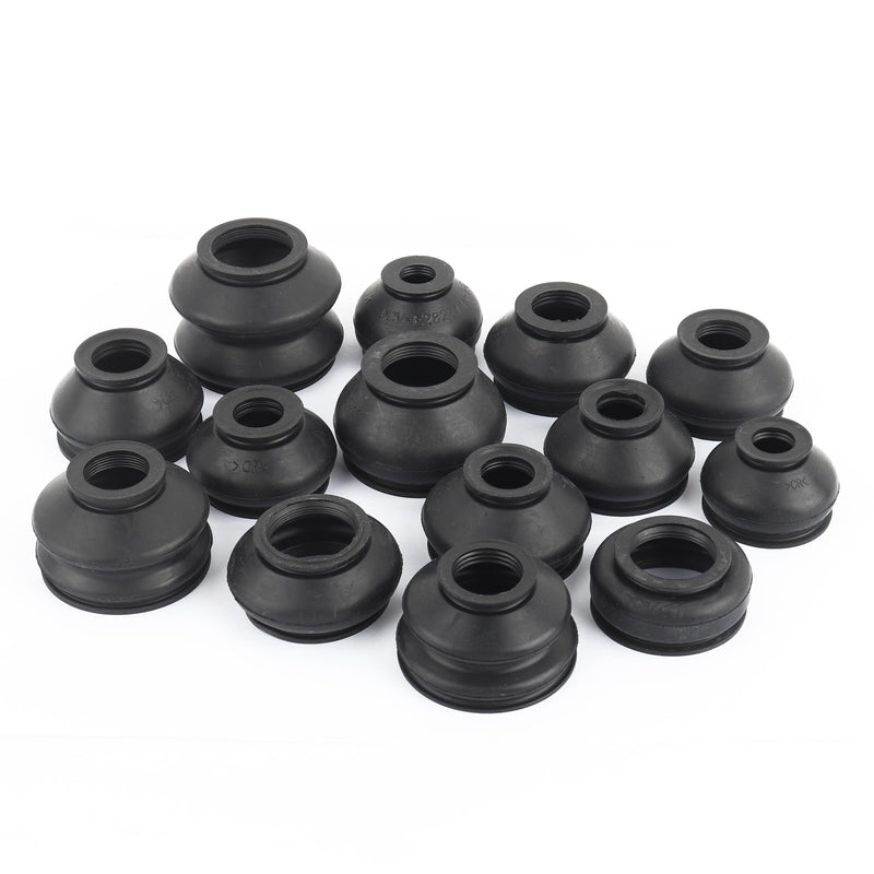 14PCS Rubber Tie Rod Boot Cover Balljoint,Universal Ball Joint Boot Replacement as Rack and Pinion Boot,Compatible Ball Inner Tie Rod Boot Car Accessories Fit for Cars SUVs Trucks