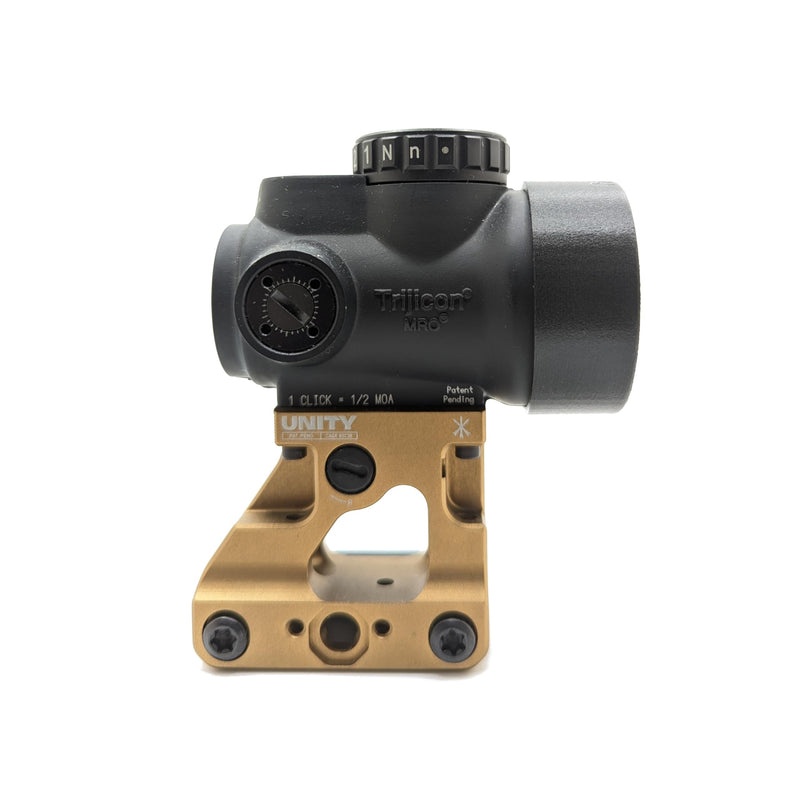 Hammy3DPrints Open Center Killflash Hex Anti-Reflection Device Compatible with Trijicon MRO/MRO HD and MRO Patrol (Black, MRO/MRO HD (Not Patrol))