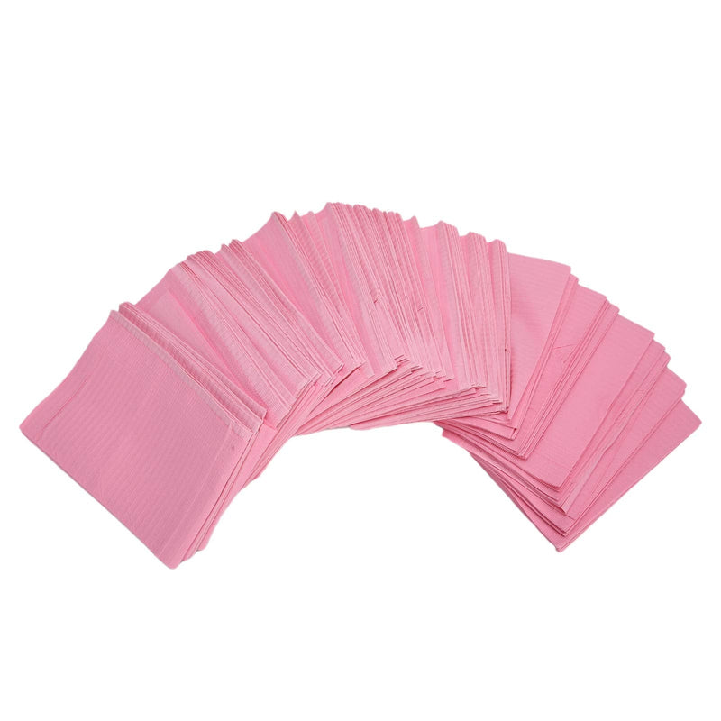 Pack of 125 Bibs, Waterproof Tattoo Piercing Bibs, Disposable, Dentist Bibs, Tattoo Tray Covers, Waterproof Napkins, Napkin Tattoo Supplies, Tattoo Table Mat