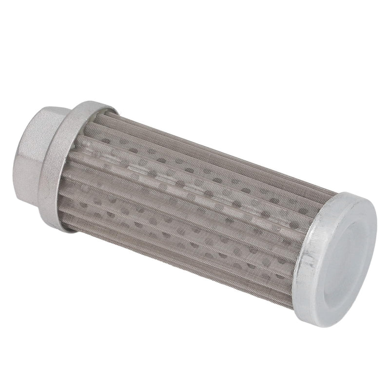 Hydraulic Suction Valve Strainer Filter Cartridge Metal Mesh Pipe Joint Fuel Suction Filter Element for Automobile Generators - Stainless Steel