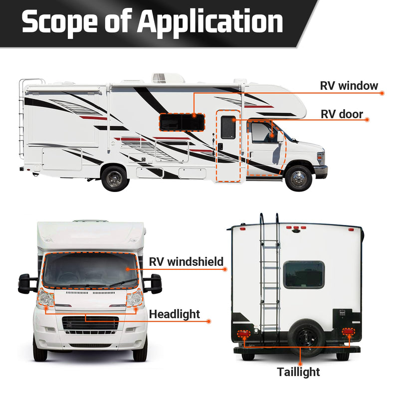 ZXMT Butyl Sealant Tape, PROMOTOR Sealants Butyl Rubber Tape for Installing Car Part, Windows, Doors and Windshield etc. 1 Piece