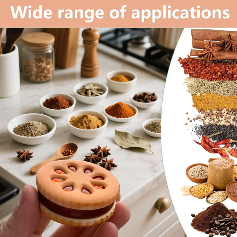 1 Pcs Herb Grinder Cute Small Metal Spice Grinder for Kitchen, 2.16 inch