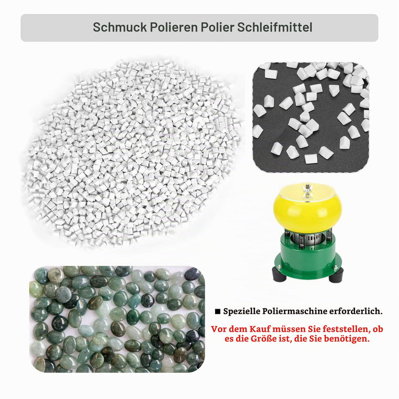 4 mm Ceramic Grinding Body, 500 g Polishing Granules Triangle Ceramic Filling Media Abrasive Polishing Ceramic Triangle Abrasive for Use in Vibrating Tumblers or Rotating Tumblers