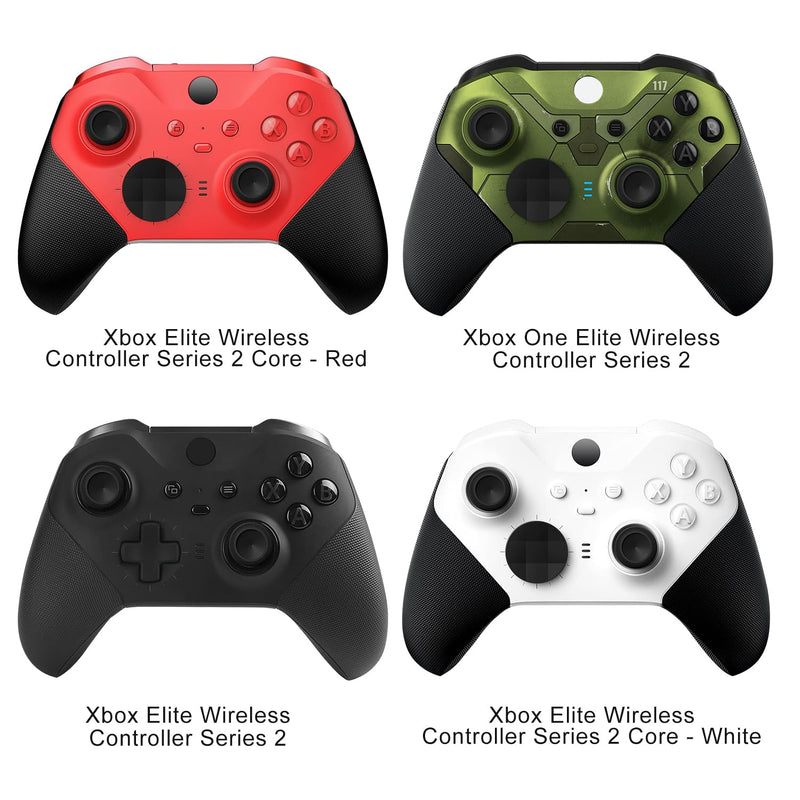 13 in 1 Metal Thumbsticks for Xbox One Elite Series 2, Elite Series 2 Core Controller Parts,Replacement Magnetic Buttons kit Includes 6 Swap Magnetic Joysticks, 4 Paddles, 2 D-Pads, 1 Adjustment Tool Black