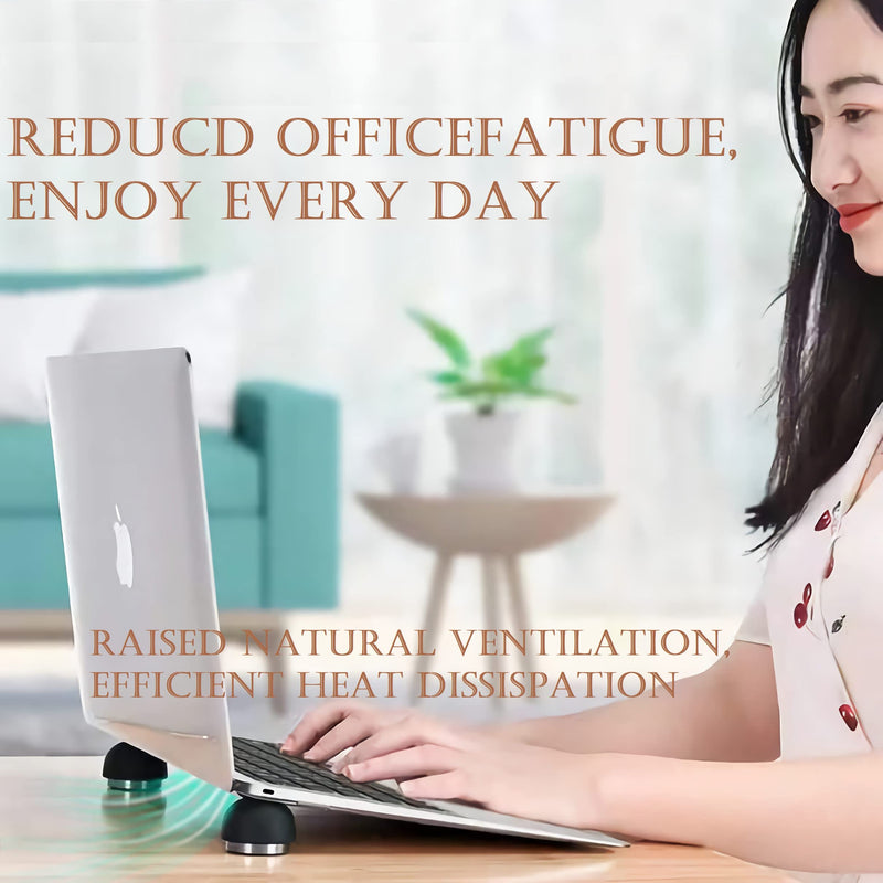 Laptop Cooling Pad,Portable Magnetic Laptop Cooling Stand Laptop Computer Small Invisible Cooler Ball Dark black