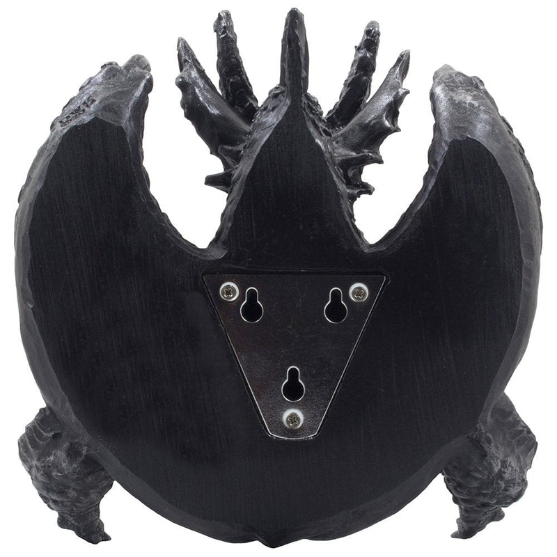 Mythical Winged Dragon Toilet Paper Holder in Metallic Look for Medieval and Gothic Home Decor Bathroom Accessories or Whimsical Fantasy Gifts