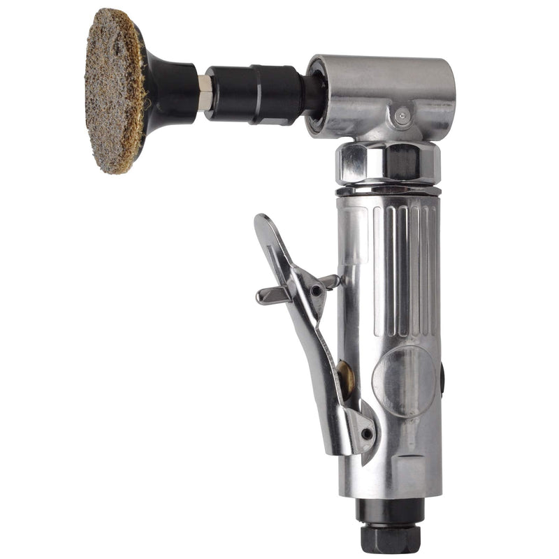 1/4 inch angle air die grinder with 22 pcs 2-inch quick change sanding discs, polished color angle pneumatic die grinder, air die grinder kit