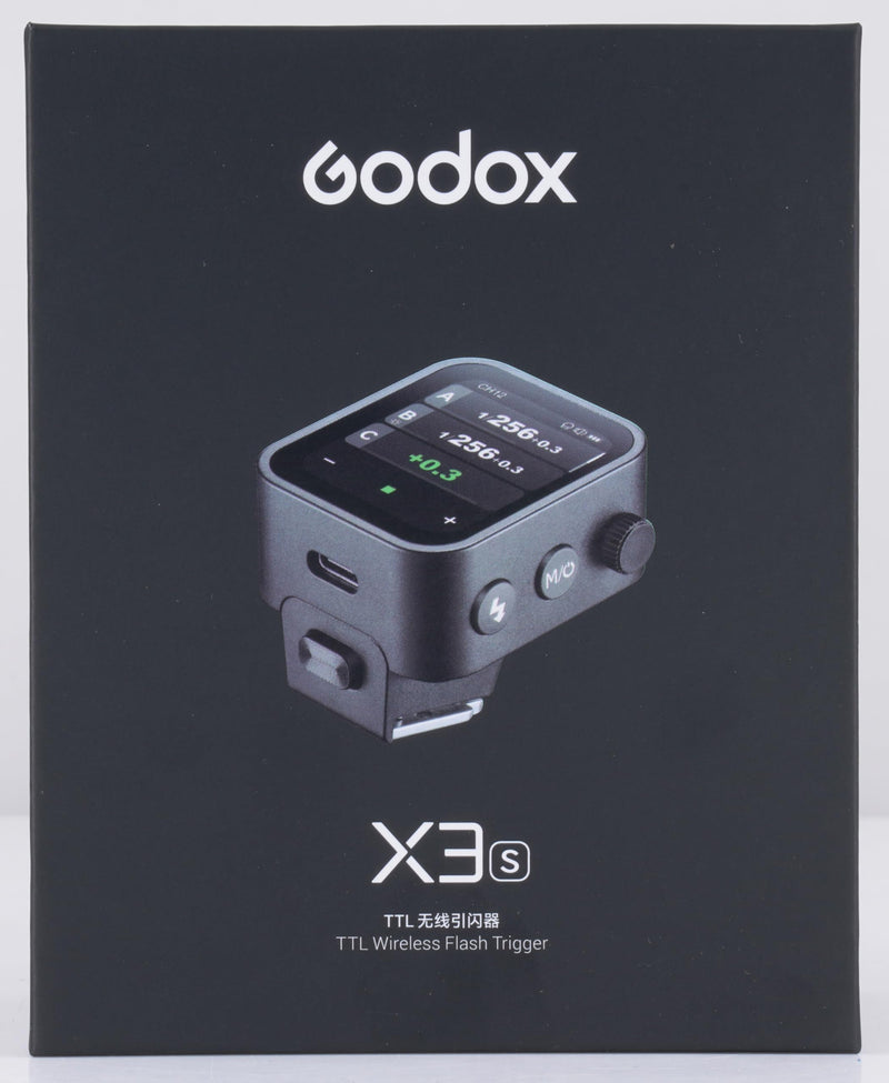 Godox X3-S Touchscreen TTL Wireless Flash Trigger for Sony Camera, 1/8000s HSS TTL TCM Function, Built-in Battery USB-C Charge Flash Transmitter Compatible with Sony A7IV A7C A7M3 A7R A7RIII