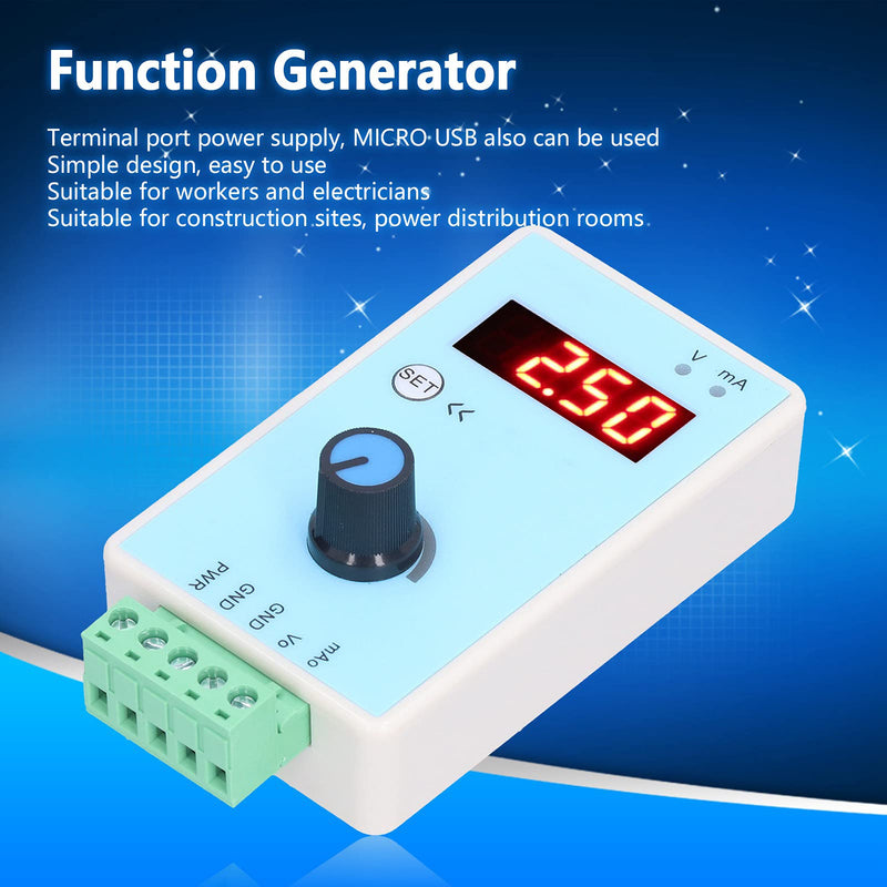 Digital Signal Generator Handheld Analog Output Digital Signal Generator 0‑10V/2‑10V 0‑20MA/4‑20MA Function Generator Signal Sources Output