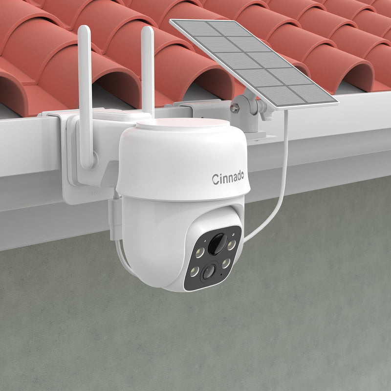 HOLACA Gutter Mount Bracket Kits Compatible with Cinnado B6 2K/3MP Solar Security Cameras Wireless Outdoor and Cinnado Solar Panel