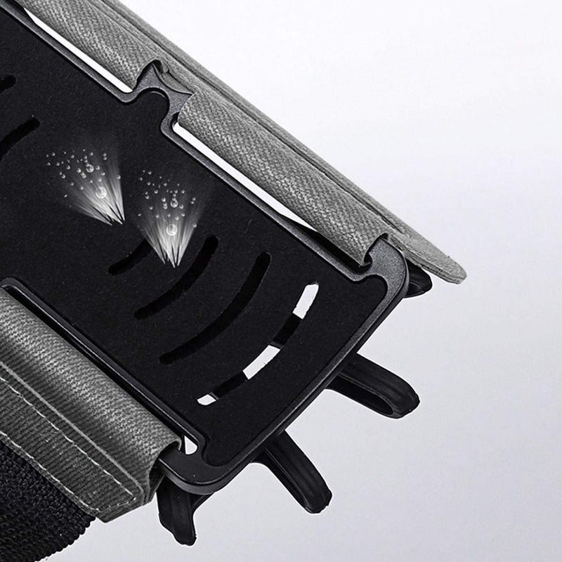 BoxWave Holster Compatible with Sony NWZ-E380 - ActiveStretch Sport Armband, Adjustable Armband for Workout and Running - Jet Black