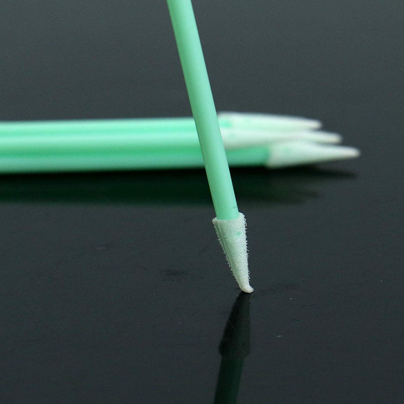 3.0" PCB Board Cleaning Swabs, Cleanroom Lint Free Pointed Foam Tip Swab for Camera, Optical Lens, Electronics, Detailing, Small Hole and Hard-to-Reach Area CK-FS750 (500) 500