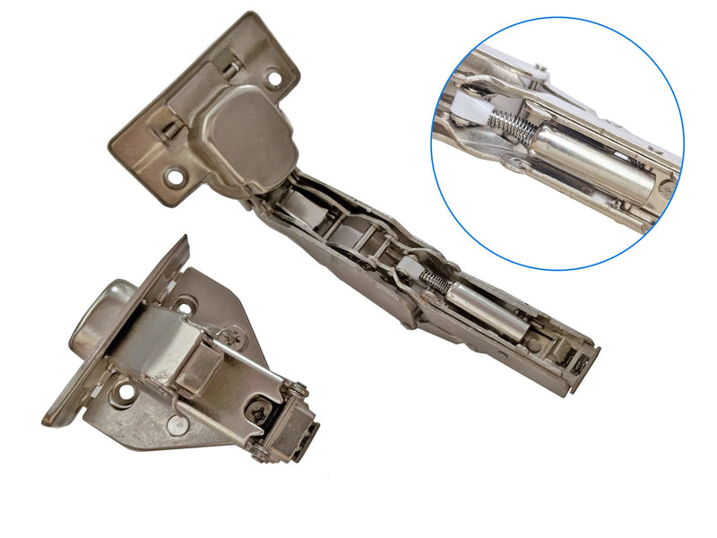 2 of Clip-on Soft-Close Hinge for Corner Lazy Susan Hinges Full Overlay Concealed for Corner Cabinet Lasy Susan Hinge (165 Degree) 165 Degree