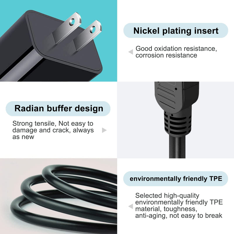 Mini USB Wall Charger AC Adapter Power Cord for Garmin Nuvi Drive 40lm 50lm 52 60 255w 265w 550 620 1300 1350 1450 2577lmt 2597lmt 2589lmt 2599lmt 2599lmt 2689lmt Dezl 570lmt Traffic Sat Nav GPS