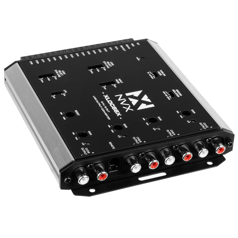 NVX XLOC88X 8 inputs / 8 outputs High Voltage Active Line Output Converter with Impedance Matching and Remote Level Control 8 Input | 8 Output