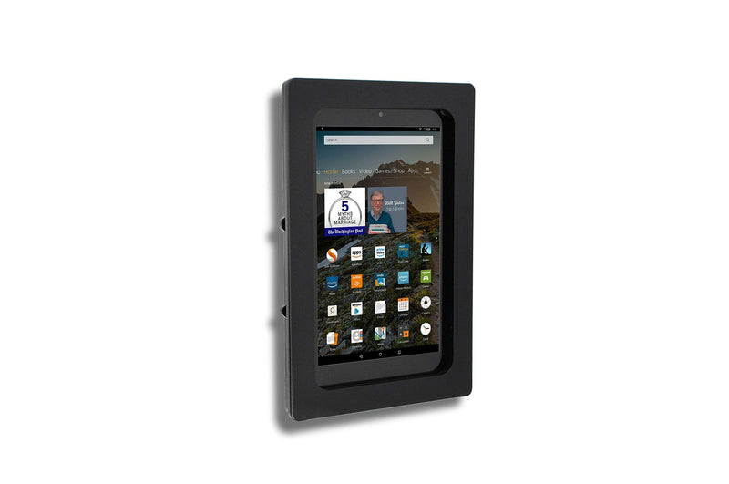 TABcare Security Anti-Theft Acrylic VESA Enclosure for Amazon Tablet with Free Wall Mount Kit (Black, HD 8 2020 2022 2024, HD 8 Plus) Black HD 8 2020, HD 8 Plus