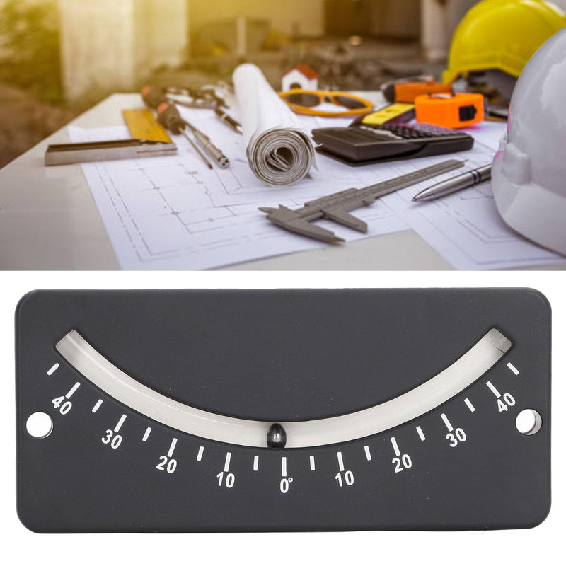 Inclinometer Analogue Bicycle Inclinometer Clinometer, 40° to 40° Handlebar Recline Meter Pipe Inclinometer for Horizontal Micro Angle Measurement