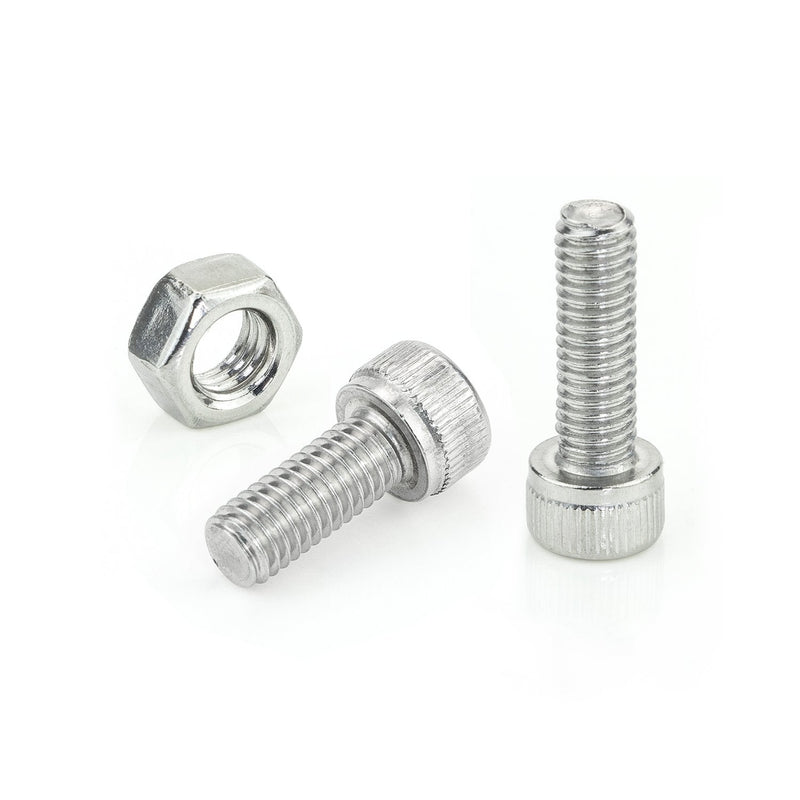 304 Stainless Steel Screws Nuts and Washers 1200PCS, Sutemribor M2 M3 M4 Hex Socket Head Cap Bolts Screws Nuts Washers Assortment Kit with Hex Wrenches