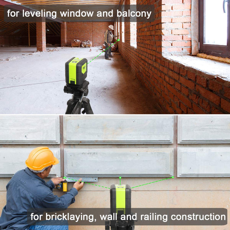 3 - Plumb Dot Laser Leveler Tool (No Laser Line), Huepar 3 Spots Laser Self-Leveling Green Plumb Bob for Soldering and Points Reference Positioning, 197Ft Working Range, Battery Included - 9300G 9300G Laser Level