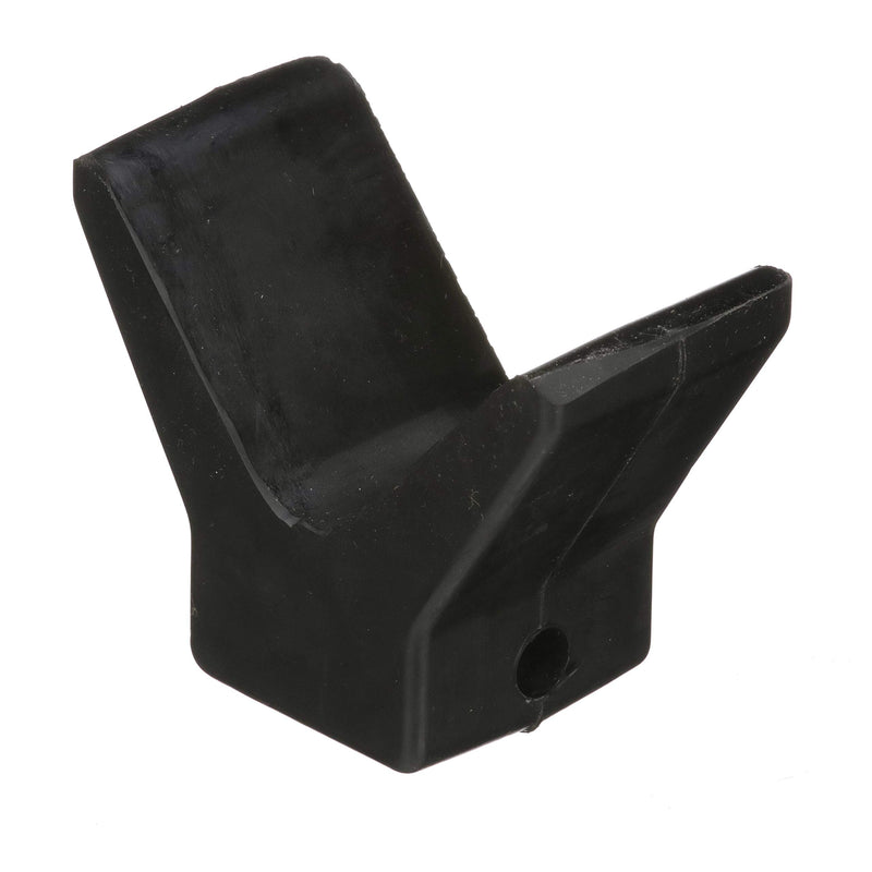 Seachoice Molded Y Bow Stop, Black, Boat Trailer, 2 in. X 2 in. X 3/8 in.