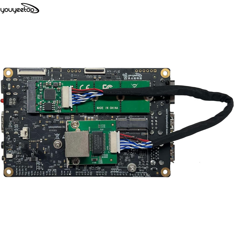 youyeetoo i226-V Gigabit 2.5G Ethernet Server NIC Card - M.2 Interface for Enhanced Network Speeds,Support youyeetoo X1 X86 SBC, 10/100/1000/2500 Mbps RJ45 LAN (M.2 A + E Key,15CM) M.2 A + E Key 15CM
