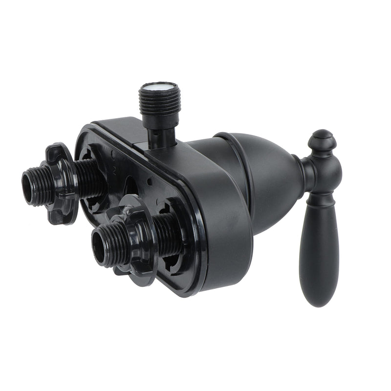 Empire Faucets Single Lever Shower Valve, 1pc - Matte Black RV Bathroom Faucet Valve, Non-Metallic with Vacuum Breaker Black Matte