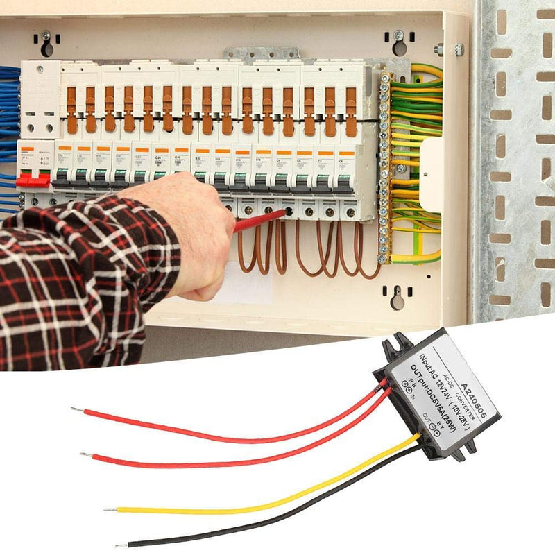 Ac 12v / 24v to DC 5v step-down converter AC-DC step-down power supply module AC-DC Buck Converter(5a)