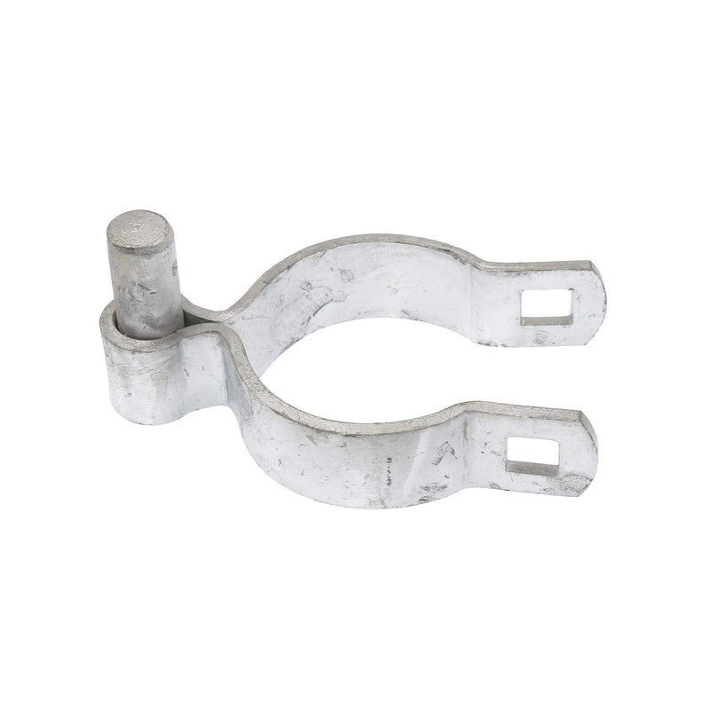 Chain Link Fence Gate Hinge Kit | Two 1 3/8" Female Hinges and Two 2 3/8" Male Hinges with Bolts and Nuts