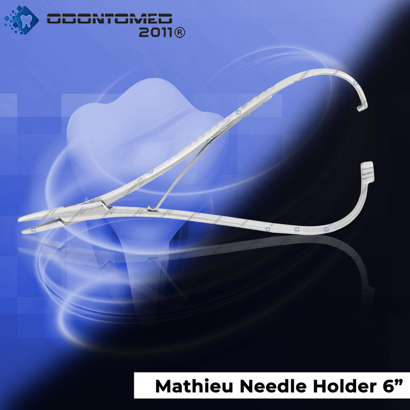 Mathieu Ligature Elastic Placing Plier 6" Needle Holder Stainless Steel 6"