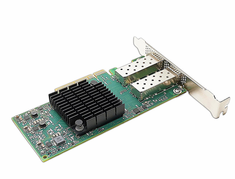 10/25GbE PCIE x8/x16 Ethernet Adapter Dual SFP28 Port with Mellanox ConnectX4 Lx MCX4121A-ACAT Chipset, 25gigabit Network Server Card Support Windows/Linux/VMare/OFED CX-4 CX4121A
