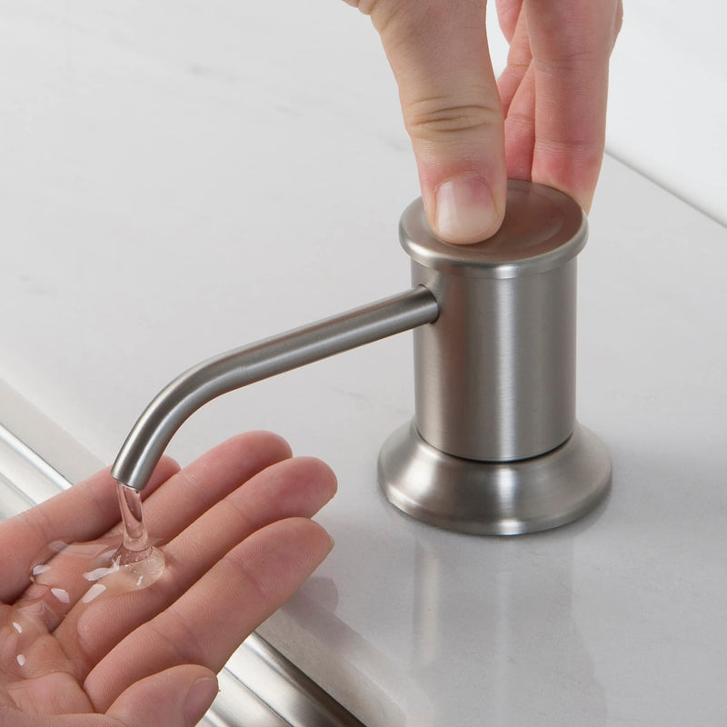 KRAUS Kitchen Soap and Lotion Dispenser in Spot Free Stainless Steel, KSD-80SFS Traditional Style