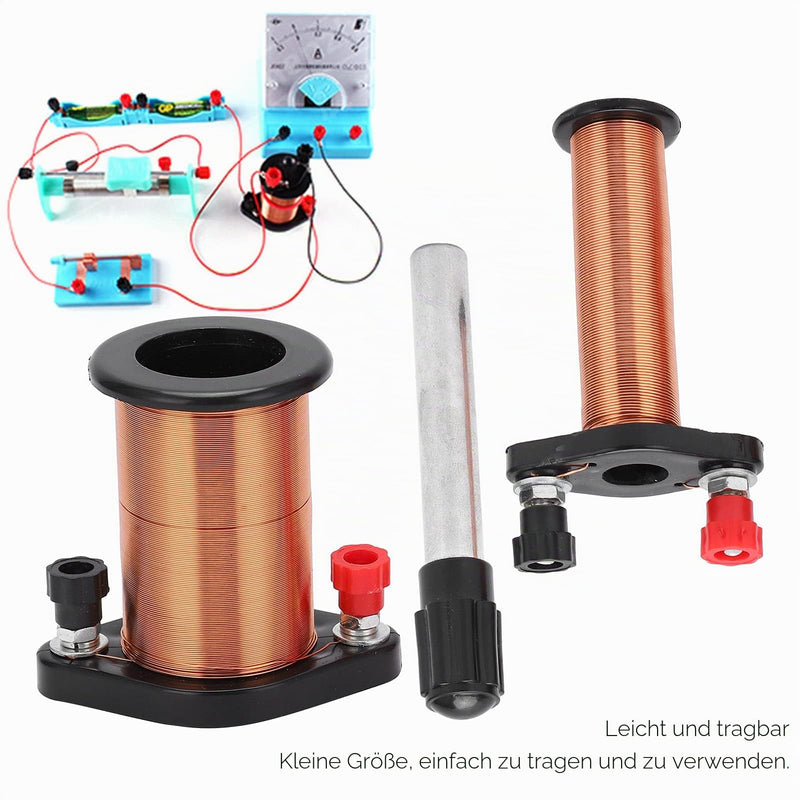 Joyzan Electromagnetic Induction Coil Demonstration Gauge Induction Coil | secondary coil soft iron core physics transformer study laboratory lenzsche law experiment pvc brass primary coil
