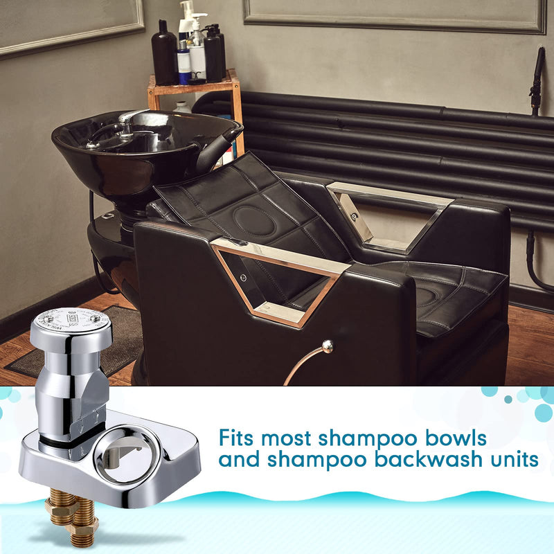 Hortsun Shampoo Bowl Vacuum Breaker Kit, 14 Pcs Stainless Steel Shampoo Sink Parts for Replacement