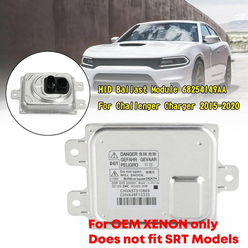 O-NEX Xenon D3S D3R 35W HID Ballast 68254149AA Factory OEM Direct Replacement Control Unit Module for Dodge Charger Challenger D3-6825