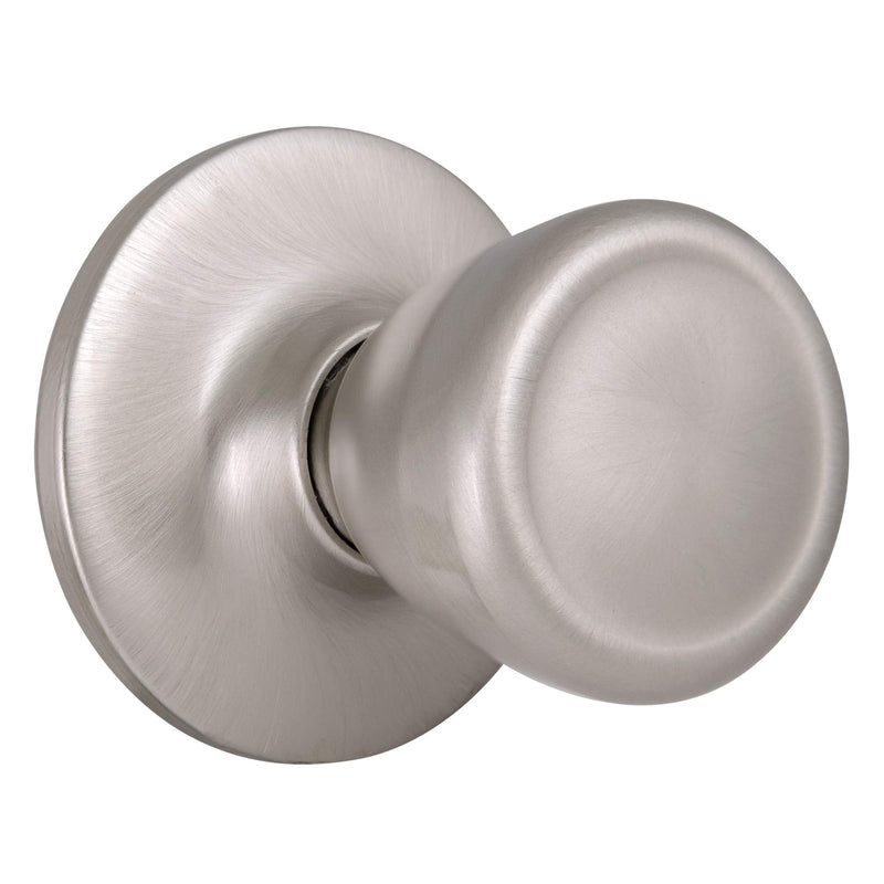 Design House 781914 Tulip Passage Hall and Closet Door Knob Satin Nickel Hall & Closet Lock