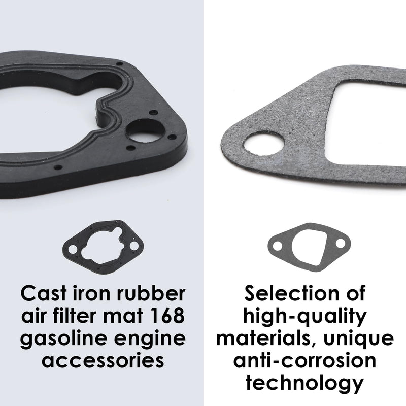 25 Pcs Predator 212 Carburetor Head Gasket Kit, Carb Intake and Exhaust Gaskets Compatible with Generac Champion Coleman Baja Predator 196cc 212cc Honda Clone GX160 GX200 Small Engines GX160/212cc Carburetor Gasket Kit