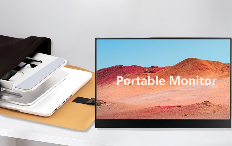 15.6 Inch Portable Monitor Stand for KYY, MNN, ARZOPA, VILVA, InnoView, KOORUI, ForHelp, Echo Show 15 - Aluminum Alloy Tablet Laptop Stand