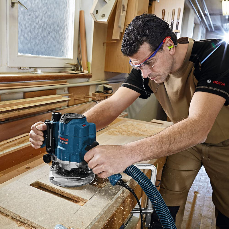 Bosch 1 x PRO Groove Cutter, Straight, Double-Edged (for Softwood, Hardwood, Diameter 6 mm, Professional Accessories Hand Router, Edge Cutter) Multicoloured Ø 6 x L 15.7 mm