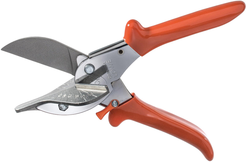 Original LÖWE Sharp Miter Shears 3.104 | With 45 Degree Stops for Precision Cutting | Professional Grade Angle Cutter Tool for Plastic, Rubber, Wood, PVC, Leather, Metal | Made in Germany Garden