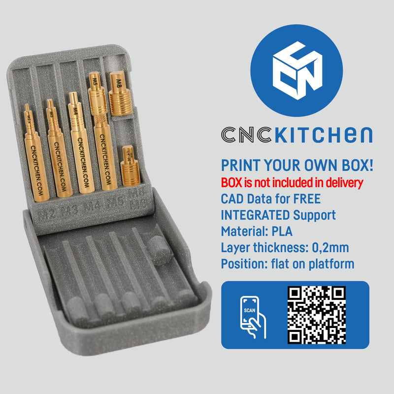 CNC KITCHEN Original melting aids for e.g. Hakko FX-888 and others (standard 900M or T18), M2-M8, lead and cadmium FREE 900M, T18