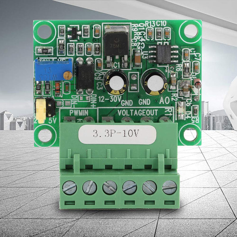 Jadeshay Digital to Analog Converter 3.3V PWM Signal to 0-10V PWM Voltage Converter Module PWM Digital Analog Converter Module Converter Module