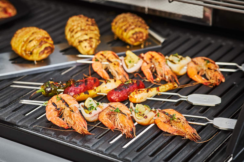 Rösle Kabob, Set of 4 Grill Skewers, One Size, Silver