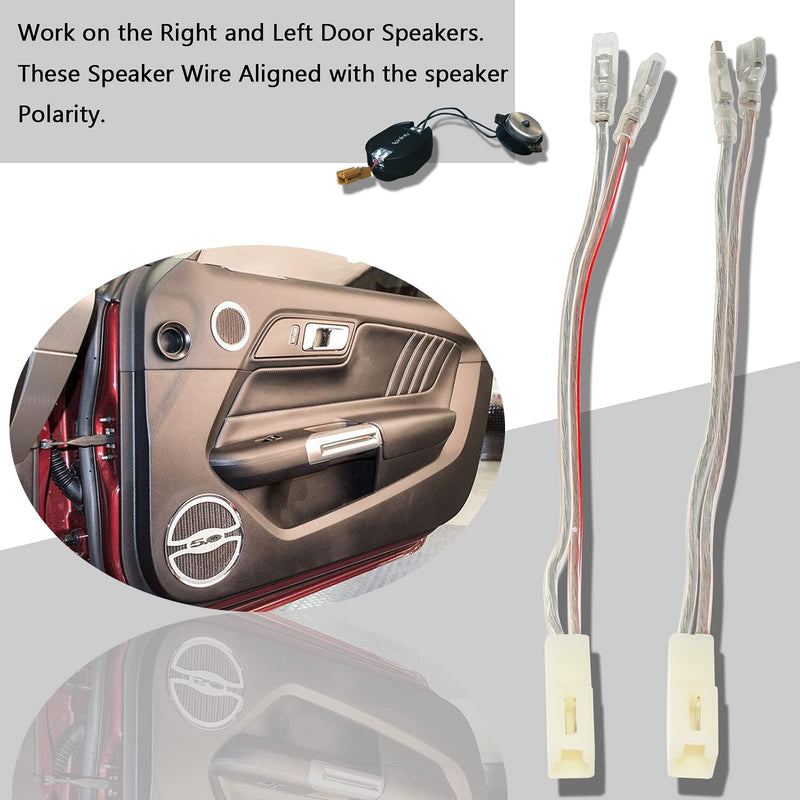 RED WOLF Car 4 inch Bose Dash Tweeter Speaker Wire Harness Connector for 2014-2018 Nissan Rogue, 2008-2017 Nissan Maxima Murano Pathfinder Model