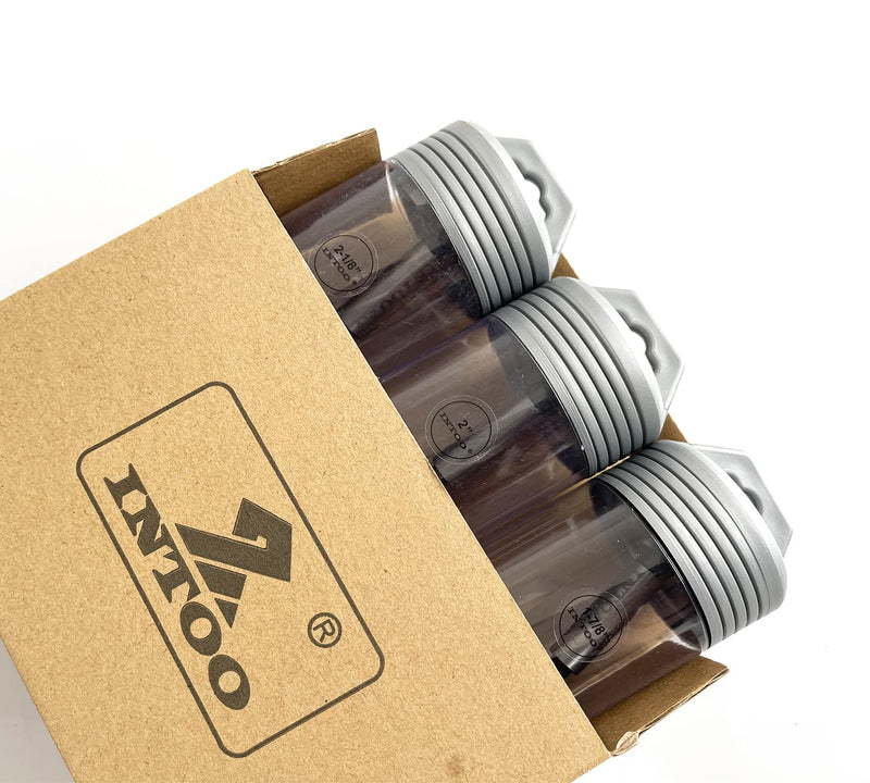 INTOO Forstner Bit Set 3Pcs Hex Shank,1-7/8",2",2-1/8" Multi Sided Shank Wood Drill Bits Set #5（1-7/8",2",2-1/8"）