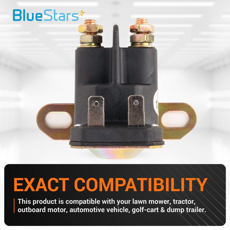 862-1211-211-16 AM138068 Starter Solenoid Relay 12V by BlueStars - Fit for Trombetta John Deere MTD Cub Cadet Lawn Tractor 725-04439 LA100 LA105 LA110 LA115 LA120 LA125 LA135 LA140 LA145 LA150 LA155