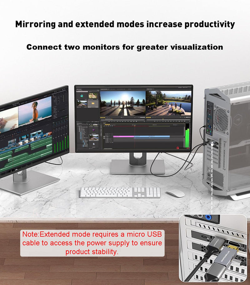 HDMI to Displayport Adapter [1 Pack], 4k@60Hz HDMI to Displayport Converter, Aluminium HDMI Male to DP Female Adapter Compatible with PC, Graphics Card, Laptop and More 1.96 inch 1 Pack