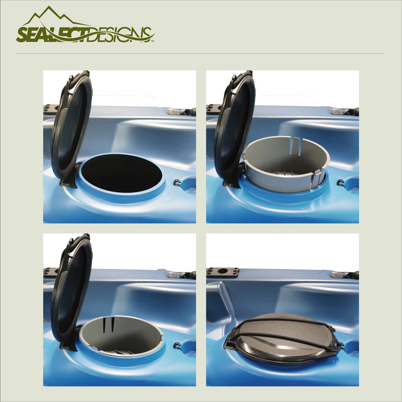 Sea-Lect Designs Hatch Bucket Container for Lifetime Kayaks