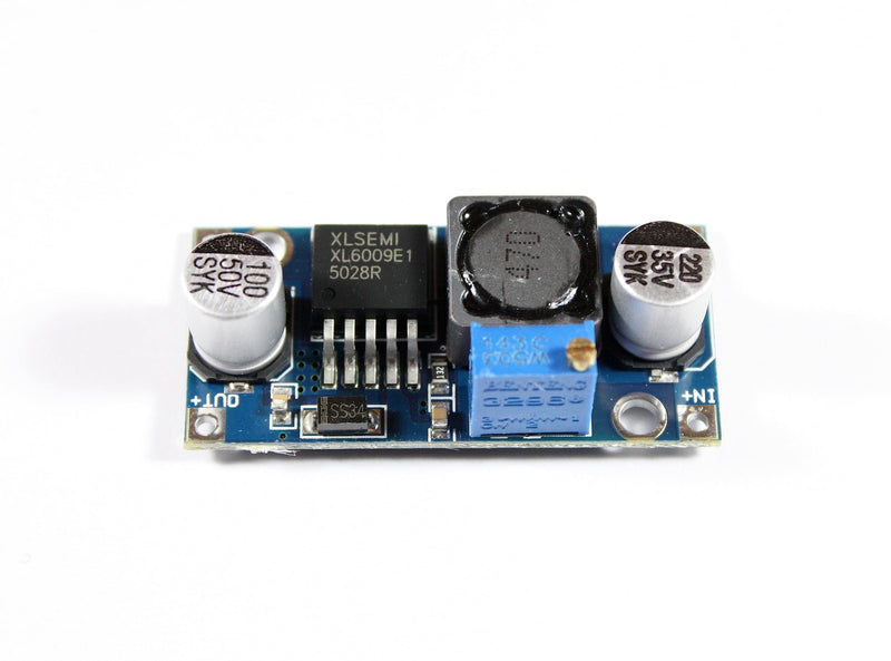 Paradisetronic.com XL6009 DC/DC converter, DC-DC boost converter module, step-up module, 5-32V to 5-35V, 94% efficiency max.