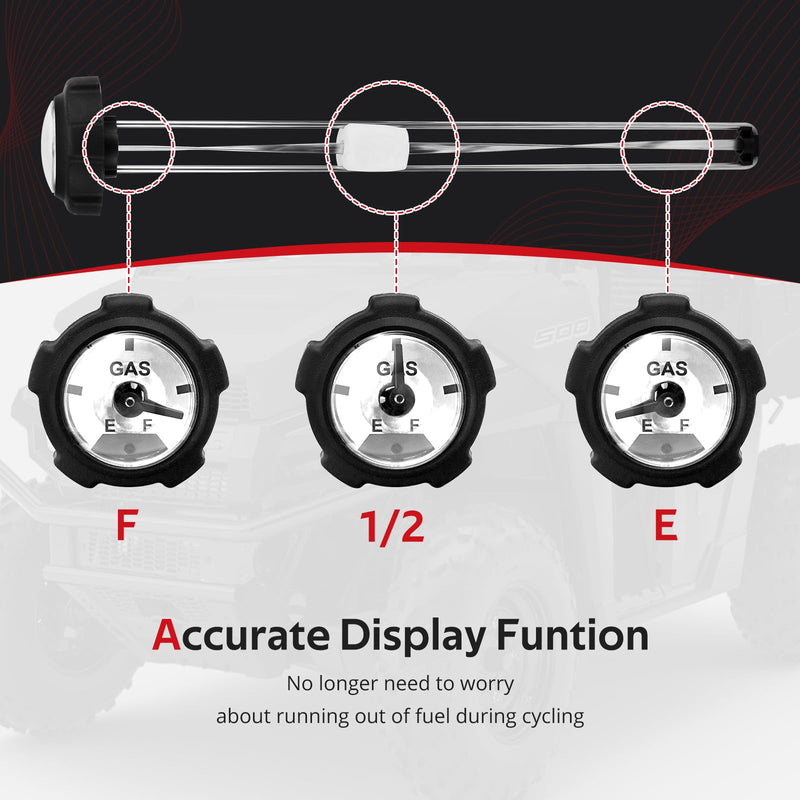 Fuel Gauge for Polaris Ranger 425 500 700 TM 650 2001-2009 Ranger 400 2010-2014, OEM# 1240119